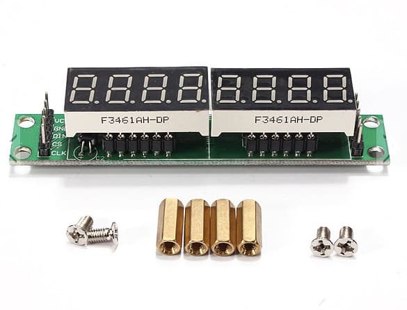 MAX7219 Module d'affichage à LED de tube numérique 8 bits rouge pour Arduino MCU — image 1