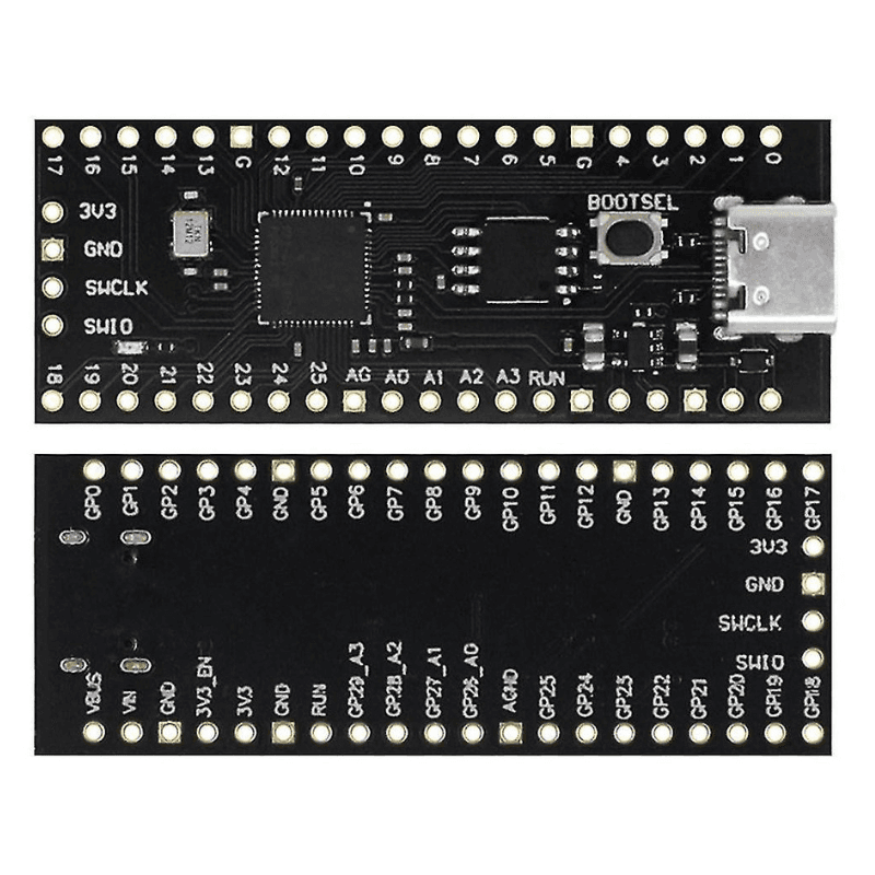 Carte mère YD-RP2040 4 Mo de mémoire Flash – USB Type-C — image 1