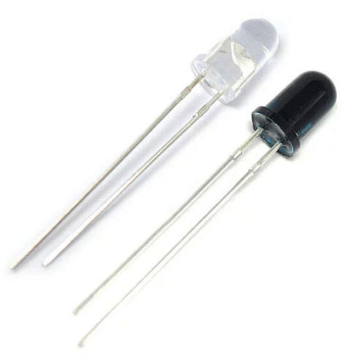 940nm IR infrarouge + récepteur LED — image 1