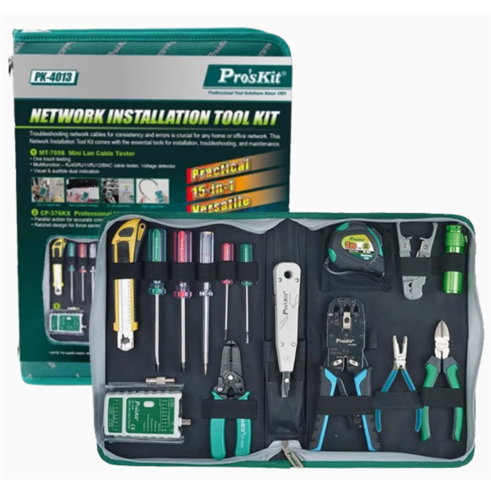 Proskit PK-4013 Network Installation Tool Kit — image 1