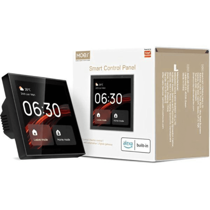 MOES CCP-TY-EU-LN – 4" Smart Home Control Panel with Built-in Zigbee Gateway &amp; Alexa — image 1