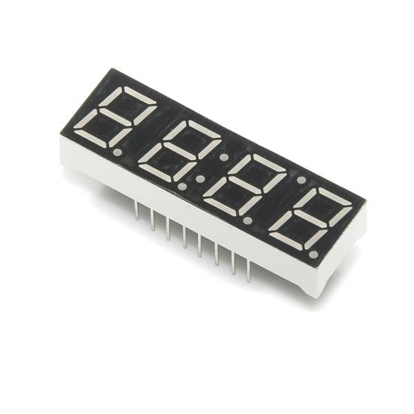 7 Segment 4 Digit Common cathode 0.39 Inch RED 16P — image 1