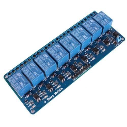 8 channel 12V relay module with light coupling — image 1