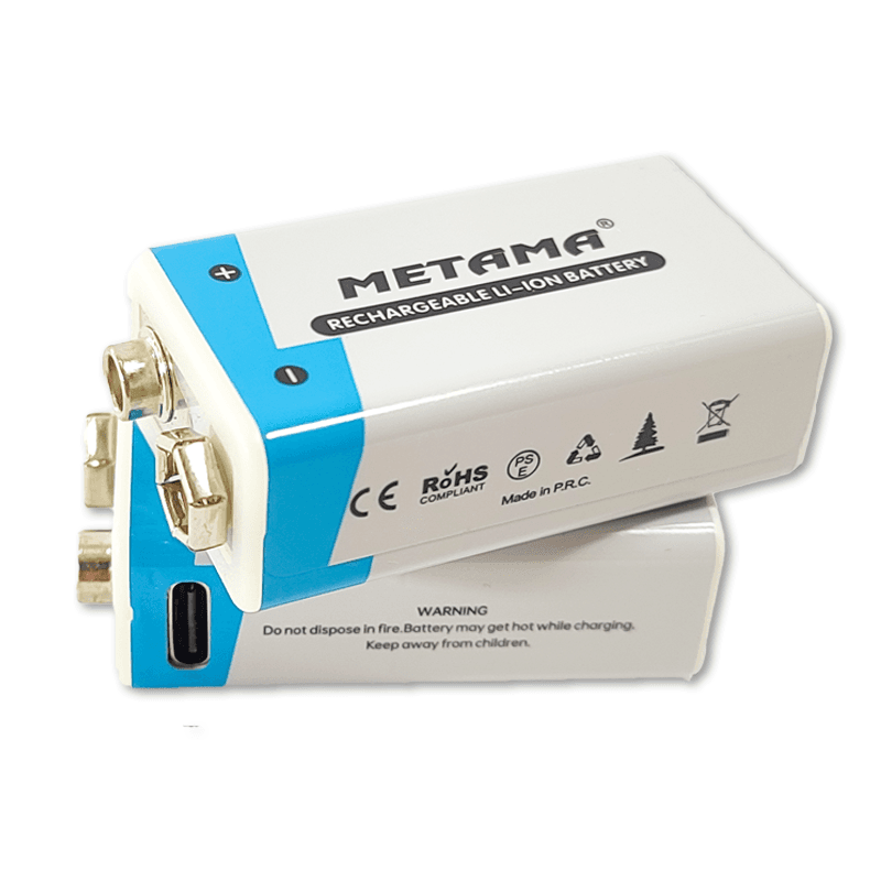 2X9V 1000mAh Type-C USB Batterie Li-ion Rechargeable — image 1