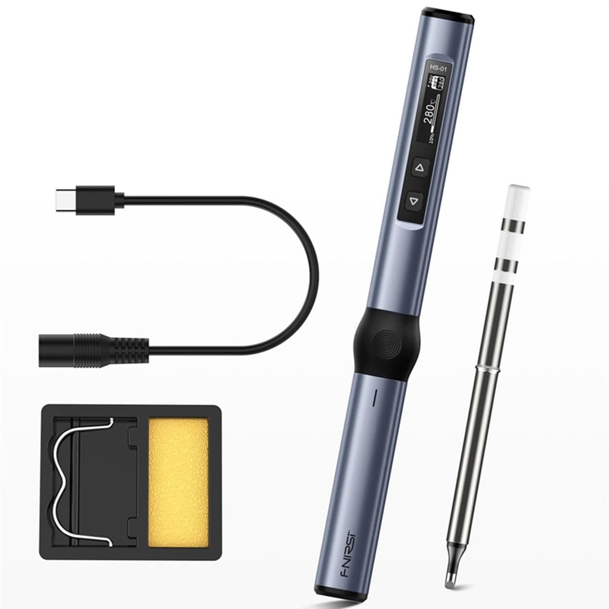 FNIRSI HS-01 Smart Electric Soldering Iron PD 65W — image 1