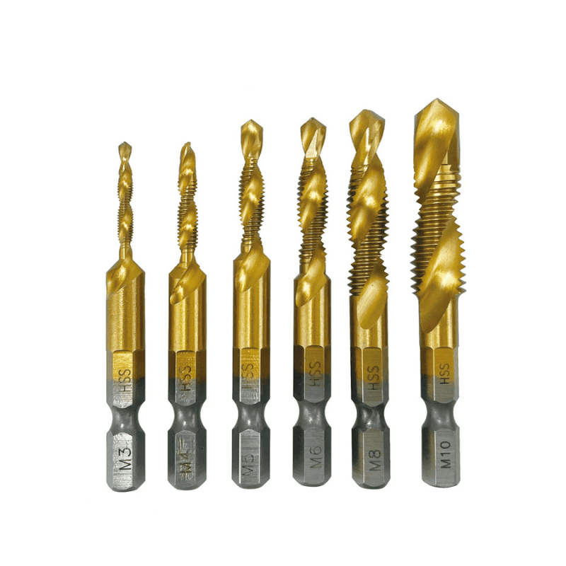 Jeu mèche filetage 6 Pcs GSFIXTOP — image 1
