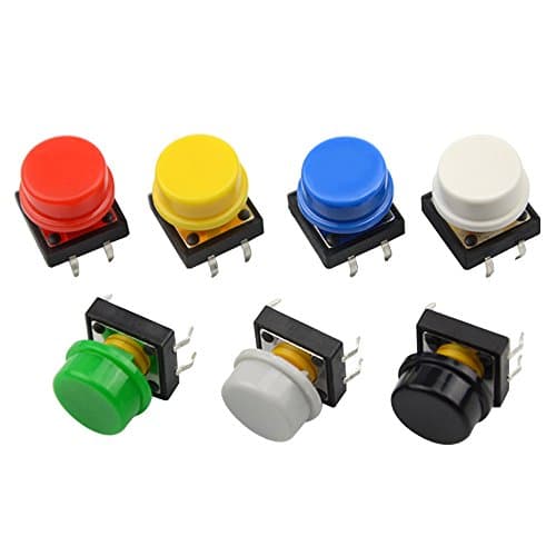 Bouchons noir pour bouton poussoir B3F-4055 — image 1