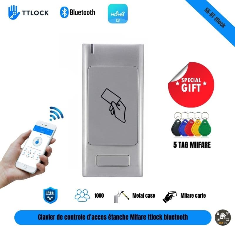 Mini Smart Access Control TTLock App Bluetooth Waterproof IP66 S6-BLE — image 1