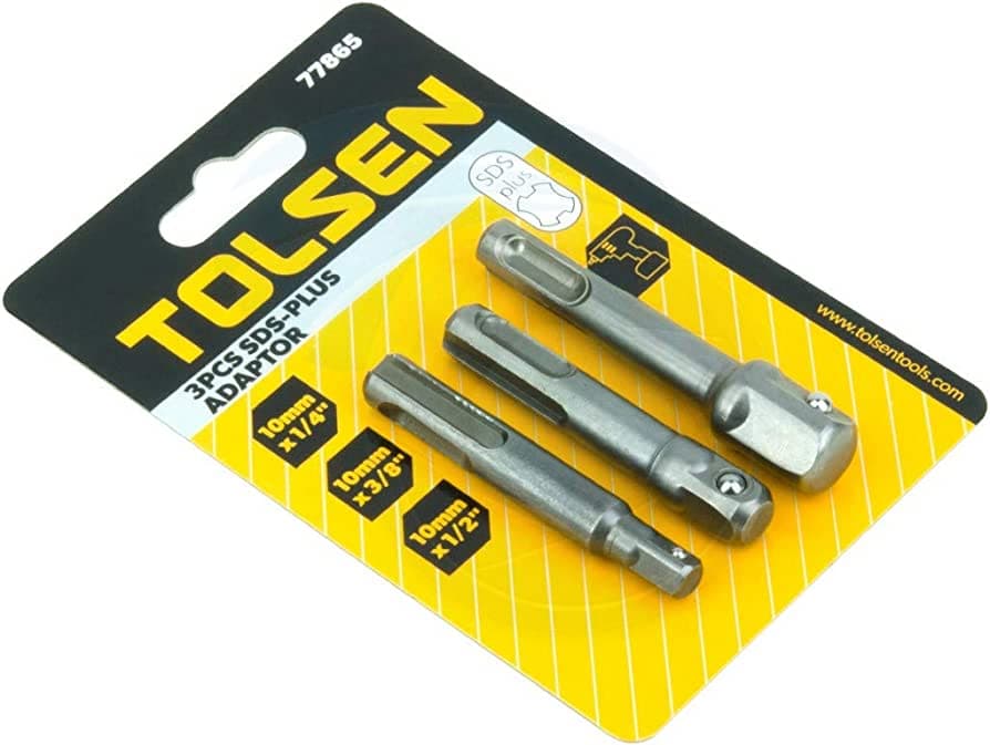 JEU D’ADAPTATEUR SDS-PLUS 3PCS 1/4 3/8 1/2 — image 1