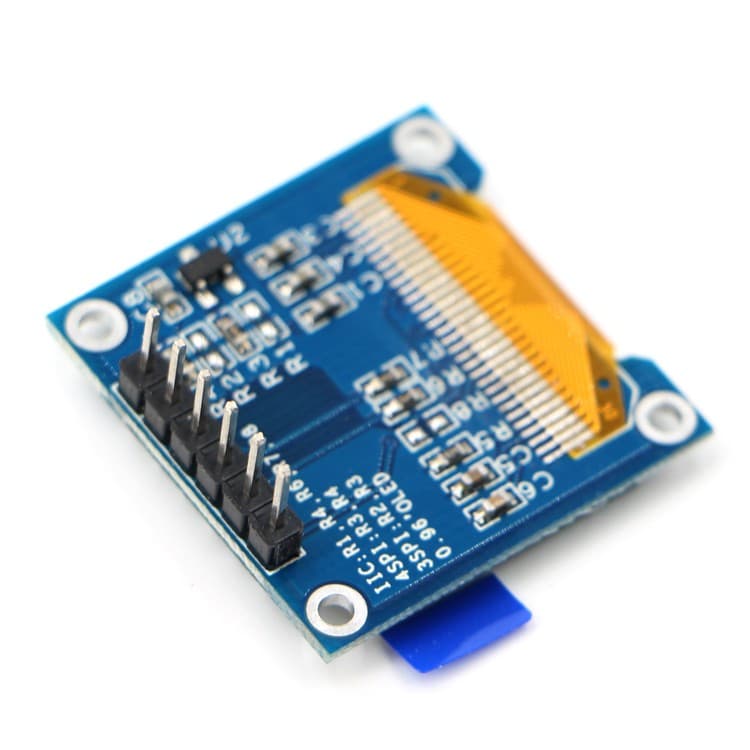 0.96inch OLED Display Module - SPI/I2C - 128x64 - 7Pin  — image 1