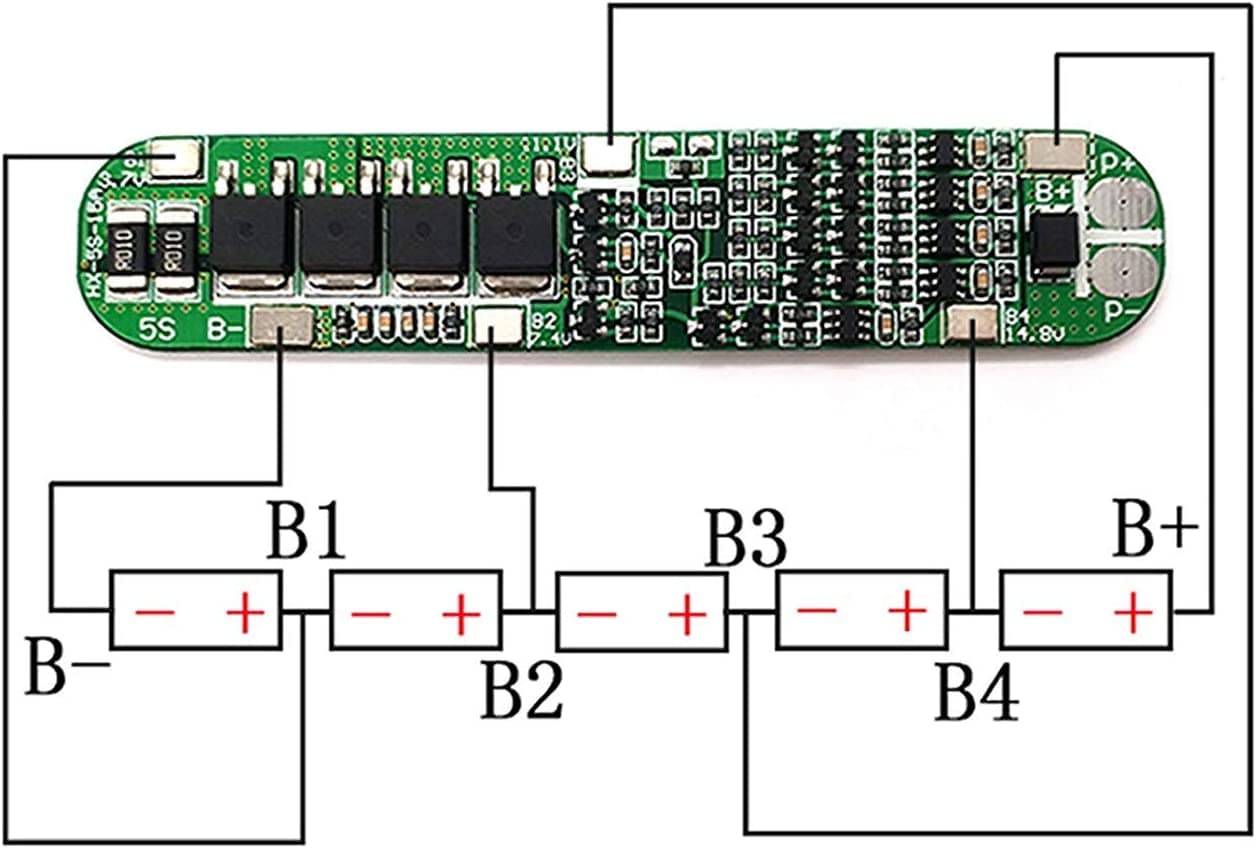 BMS Carte de protection 5S 15A 18.5VV — image 1
