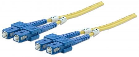 Jarretière FO Monomode,OS2, 9/125µm ,SC/SC Jaune 3m  — image 1