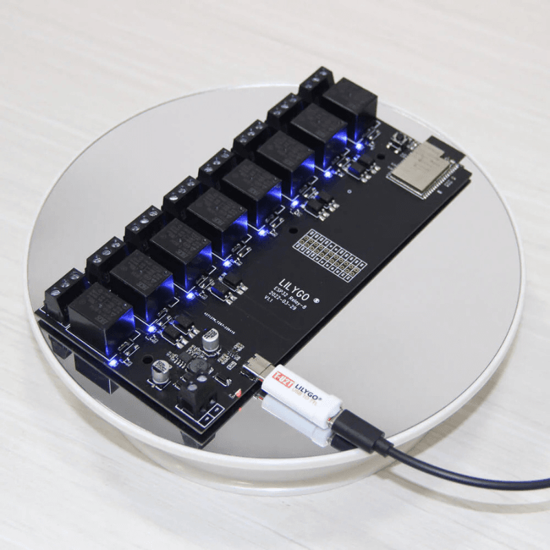 وحدة لاسلكية TTGO T-Relay 8ch ESP32 — image 1