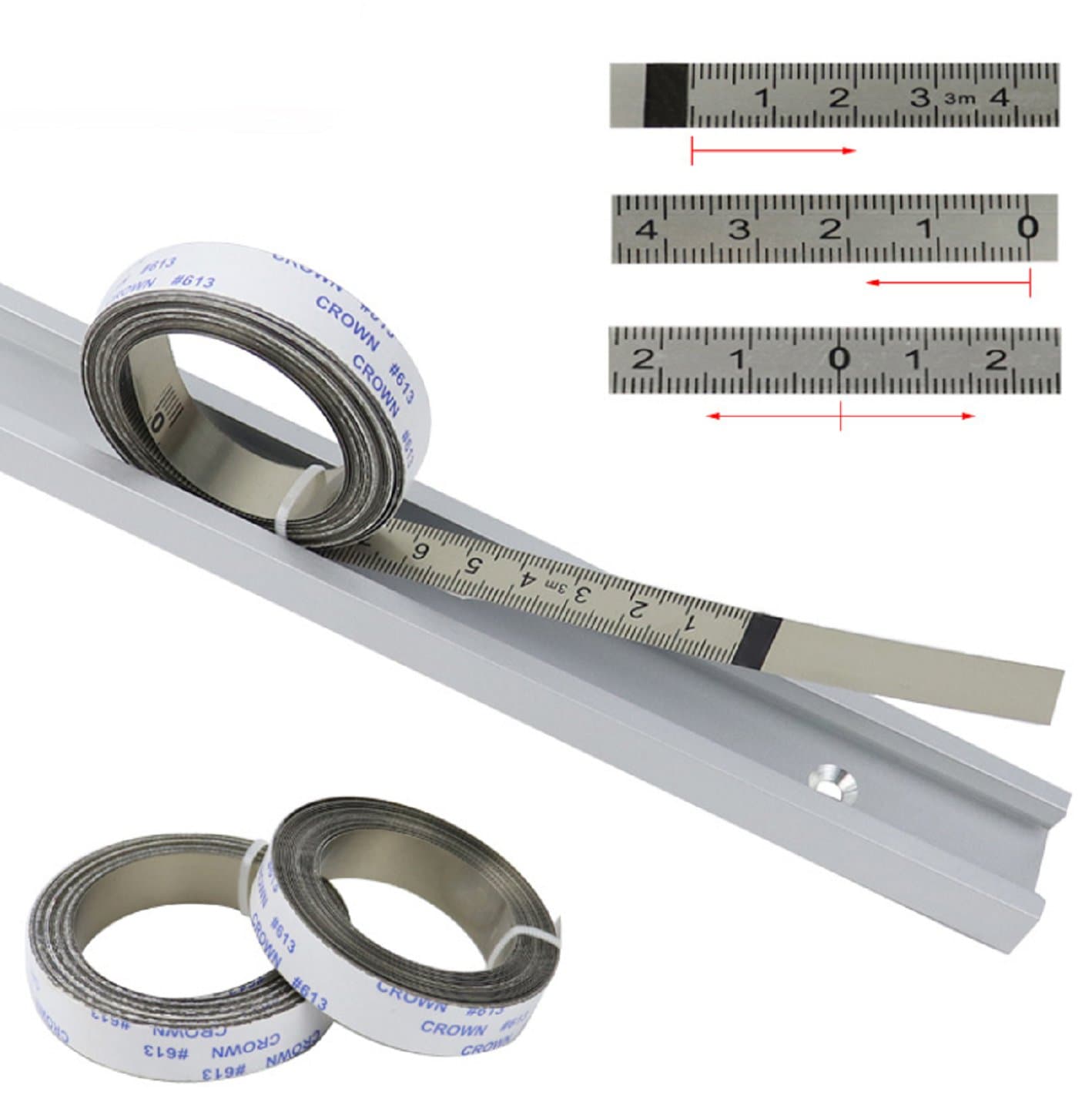 Self Adhesive Metric Scale Ruler 1M-0-1 M — image 1