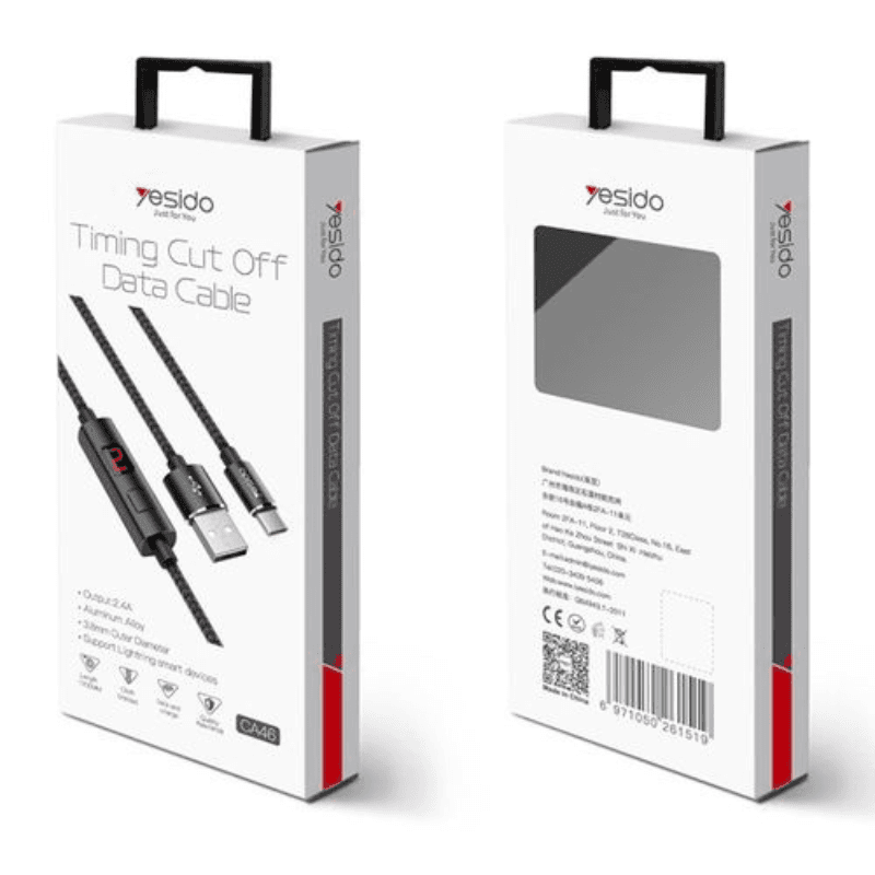 Câble de données micro USB Yesido CA46 avec coupure de synchronisation — image 1