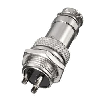 GX16-3 3 Pin 16mm M/F Wire Panel Circular Connector — image 1
