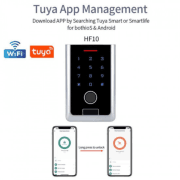 HF10-EM – Clavier de Contrôle d'Accès Wi-Fi avec Empreinte Digitale et Lecteur RFID EM 125 kHz — image 1
