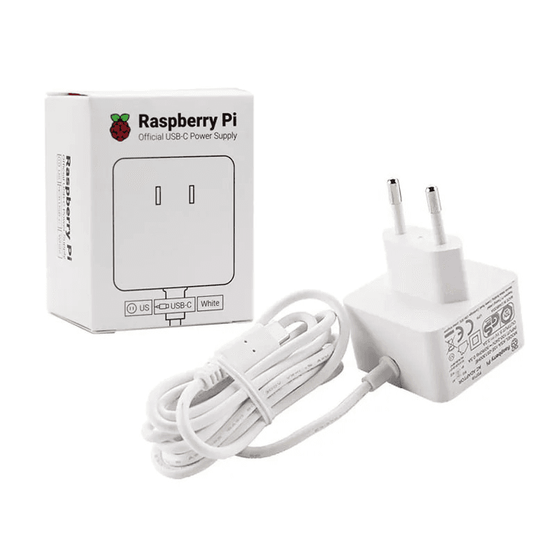 Alimentation Officielle Raspberry Pi 4 (USB-C) - Blanc — image 1