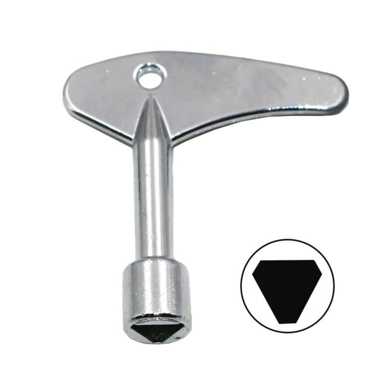 Interior triangular key for elevator — image 1