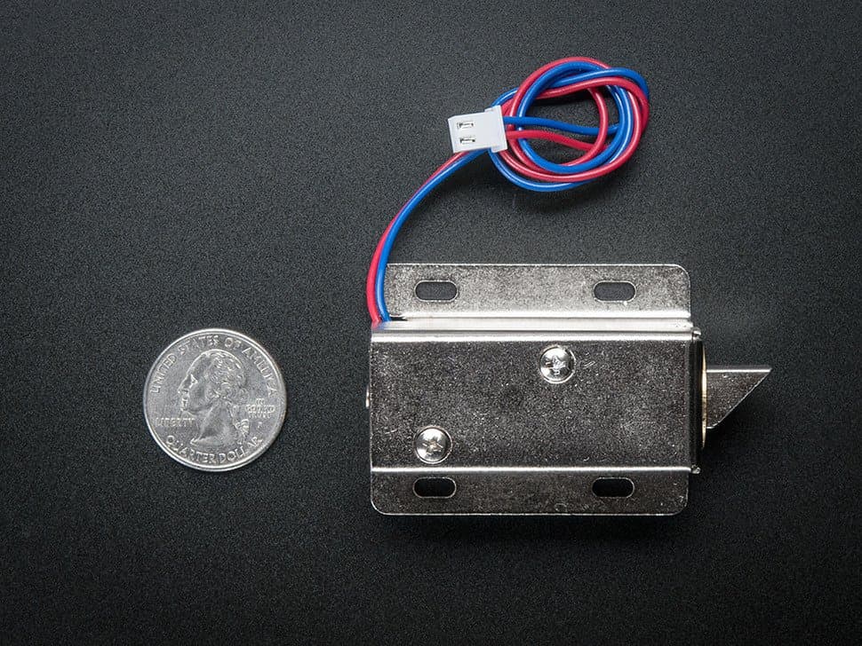 Lock-style Solenoid - 12VDC — image 1