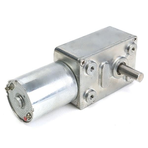 JGY370 Moteur à vis sans fin turbo à couple élevé réversible  DC 12V 150RPM — image 1