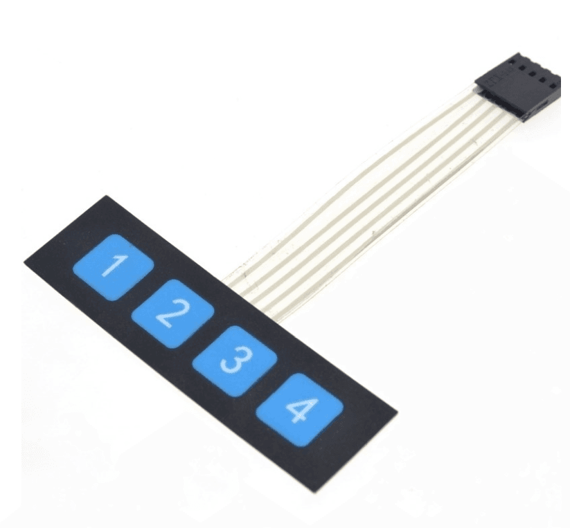 4 Key 1 x 4Matrix Switch Keypad — image 1