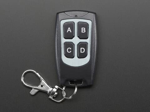 waterproof 4key remote controller 315Mhz — image 1