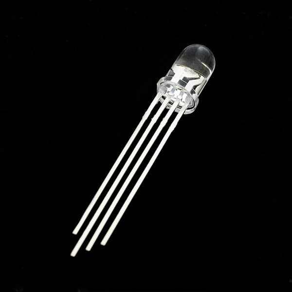 LED RGB common anode 4-PINS F5 5MM Super Bright Bulb Lamp — image 1