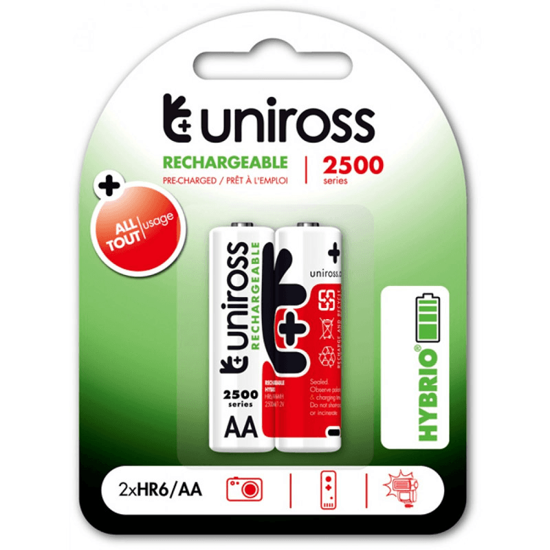 Uniross Piles rechargeables 2XHR6/AA 1.2V 2500 — image 1