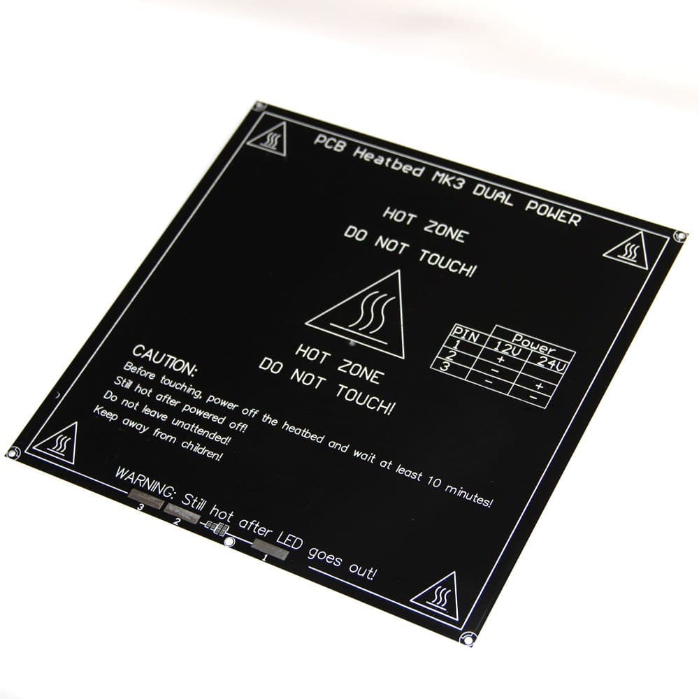 MK3 Plaque chauffante RepRap en Aluminum Imprimante 3D 3MM 214*214mm — image 1