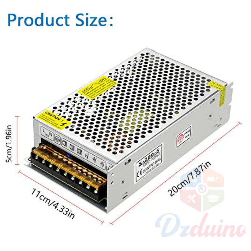 Transformateur d'alimentation AC110V-220V à DC 5V 20A 200W — image 1