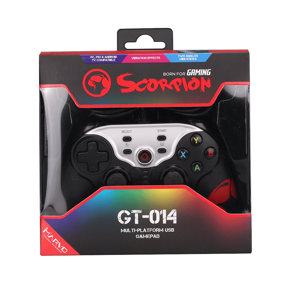 يد تحكم PS3 Pc xbox 360 Android Marvo Scorpion - GT-014 — image 1