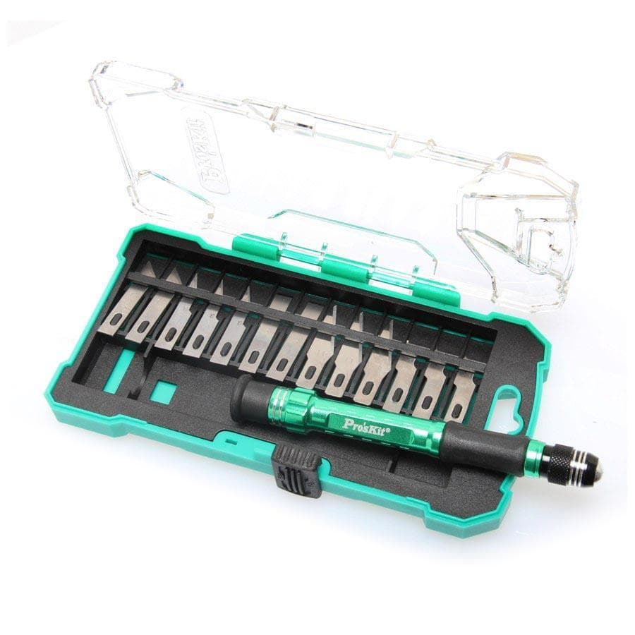 Proskit 14pcs Aluminum handle knife kit PD-398 — image 1