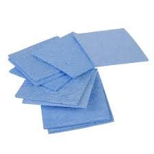 60 x 60mm Blue Solder Cleaning Sponge For Soldering Iron — image 1